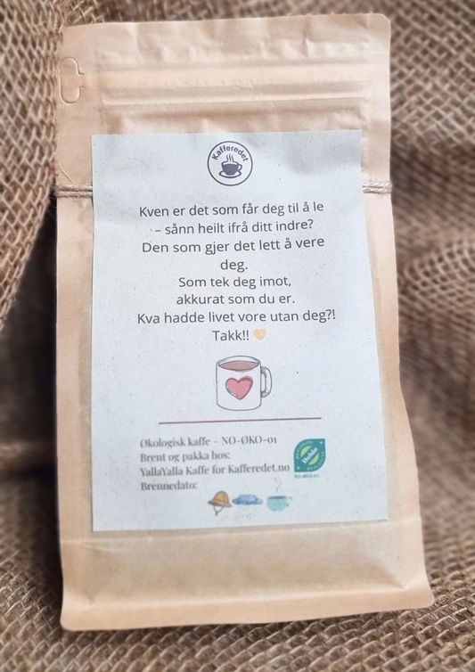 Vennskapskaffi: Ei varm takk til ein som betyr mykje