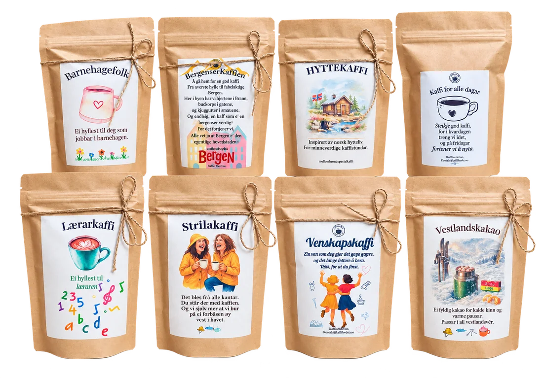 Alle gåveposane frå Kafferedet