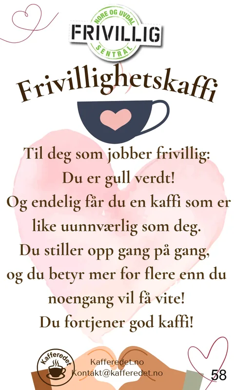 Frivillighetskaffi for Nore og Uvdal
